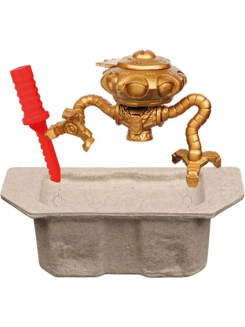 Mini Robot Treasure X - Collectible Gold Edition, Fun Building Toy for Kids